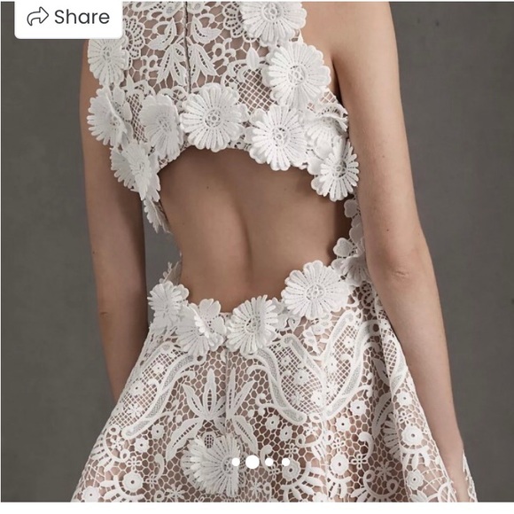 Helen O’Connor Daisy Dress Ivory | Anthropologie Mini & Tunic Dresses - Picture 2 of 7